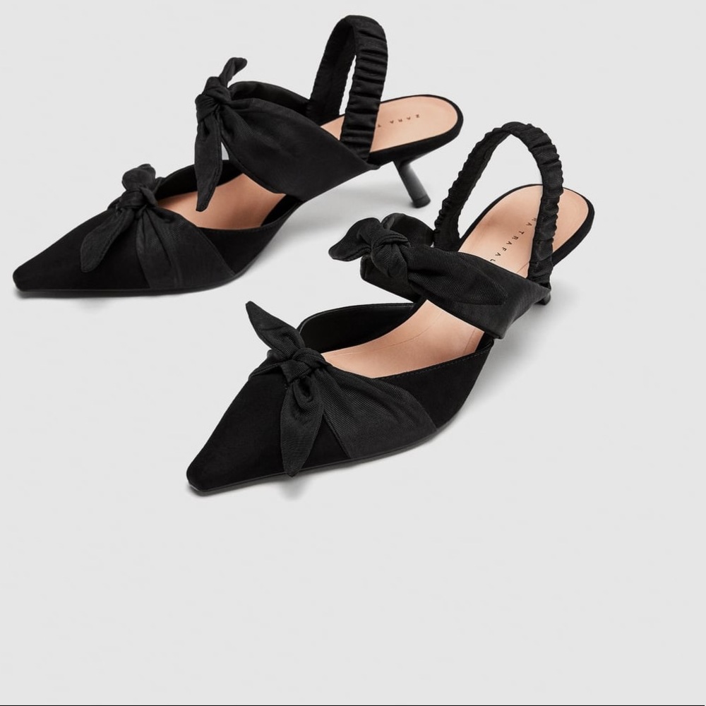 🌷NWT knotted sling back shoes - Picture 2 of 4